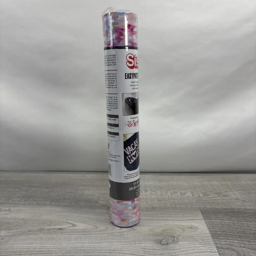 Siser EasyPatterns HTV Heat Transfer Vinyl Sparkle Berry Mandy's Palette